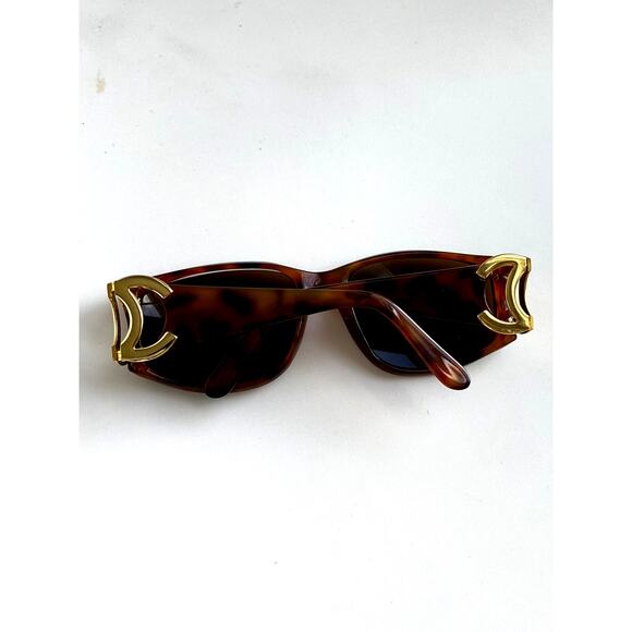 CHANEL Brown Vintage CC Logo Women’s Sunglasses - Picture 13 of 13